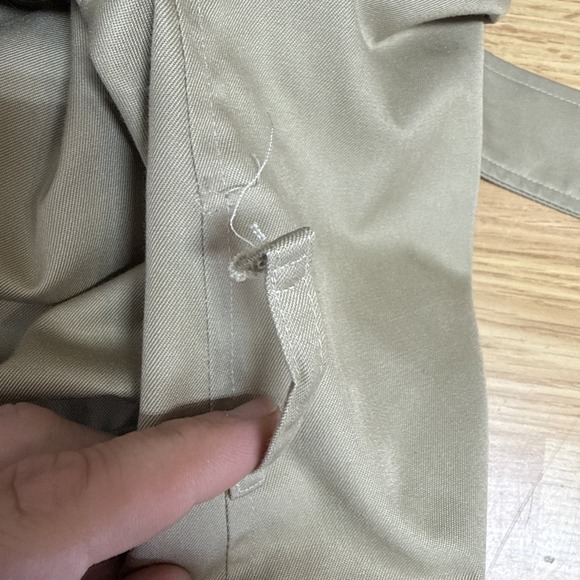 Burberrys Waterloo Trench Coat Vintage 80's Wool Lining Women UK Size 10 Long - Picture 11 of 13